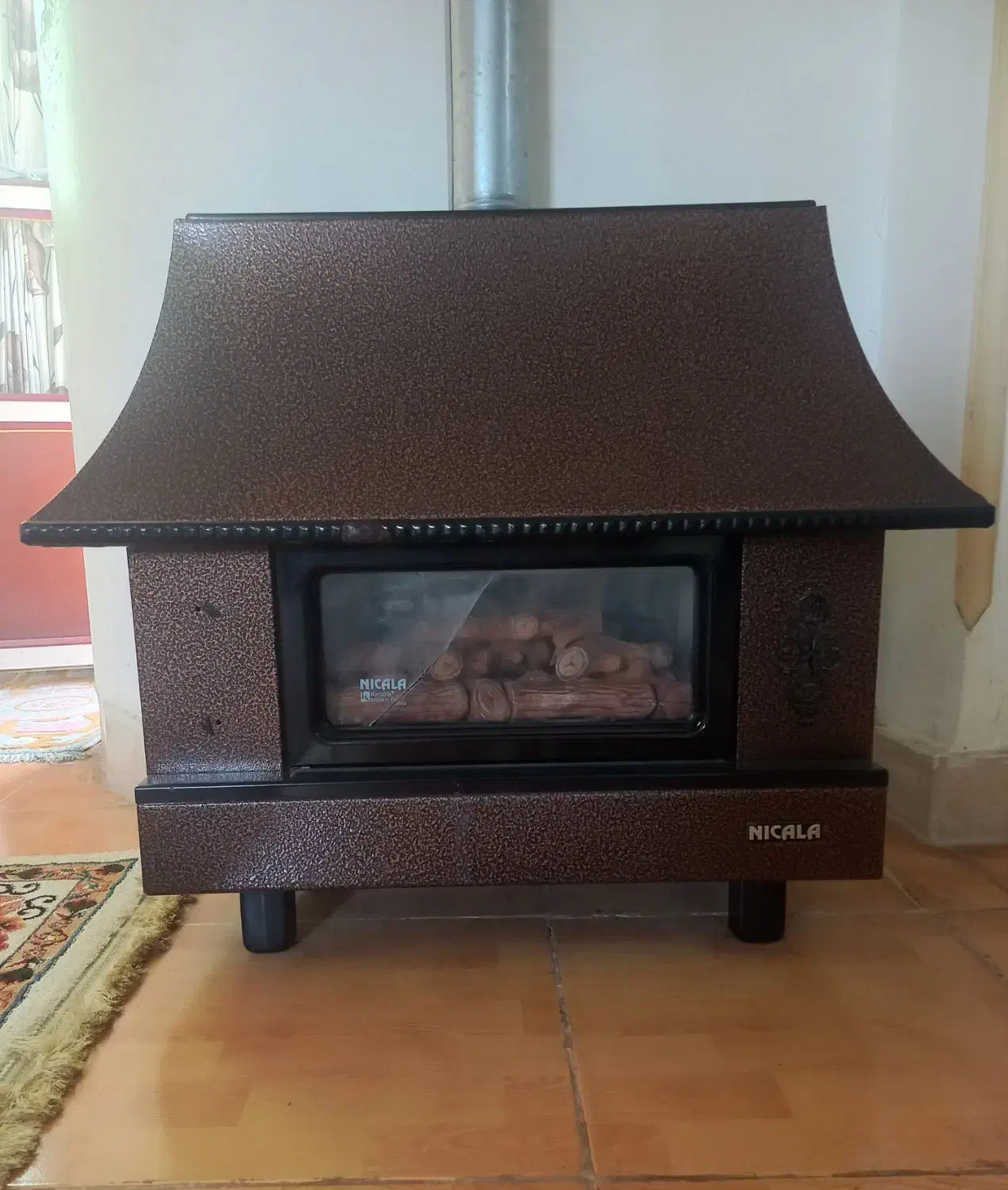 بخاری شومینه ای|بخاری، هیتر، شومینه|رشت, دیانتی|دیوار