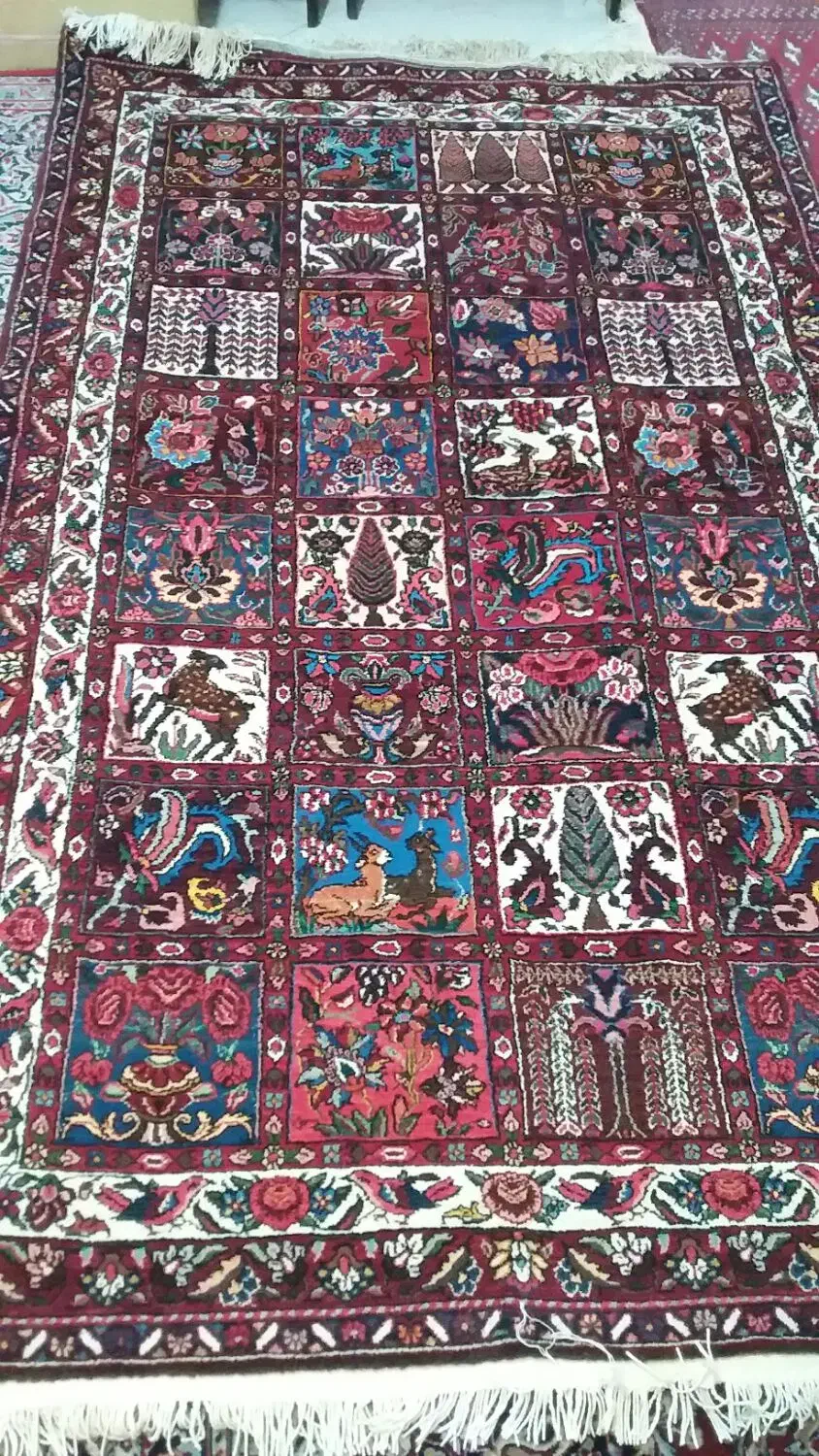 فرش دست بافت بختیاری|فرش|اصفهان, الهیه|دیوار