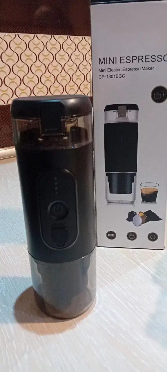 فروش مینی اسپرسو ساز شارژی مدل CF-1801BGC|سماور، چایساز، قهوهساز|تهران, مطهری|دیوار