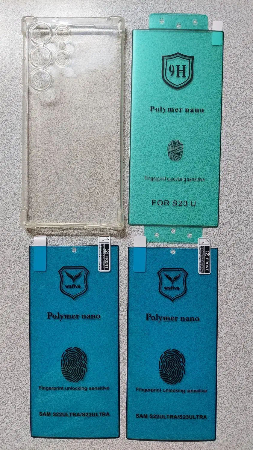 گلس و گارد ژله ای S23 Ultra|لوازم جانبی موبایل و تبلت|لاهیجان, شیشه گران|دیوار