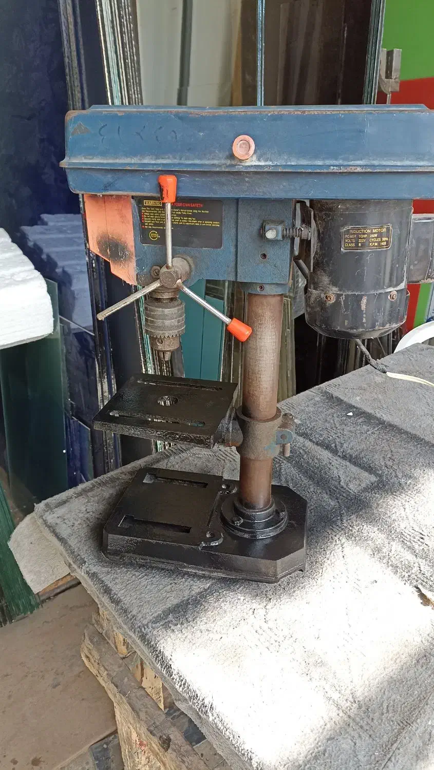 دریل پایه دار تسمه دار|ماشین‌آلات صنعتی|سلماس, |دیوار