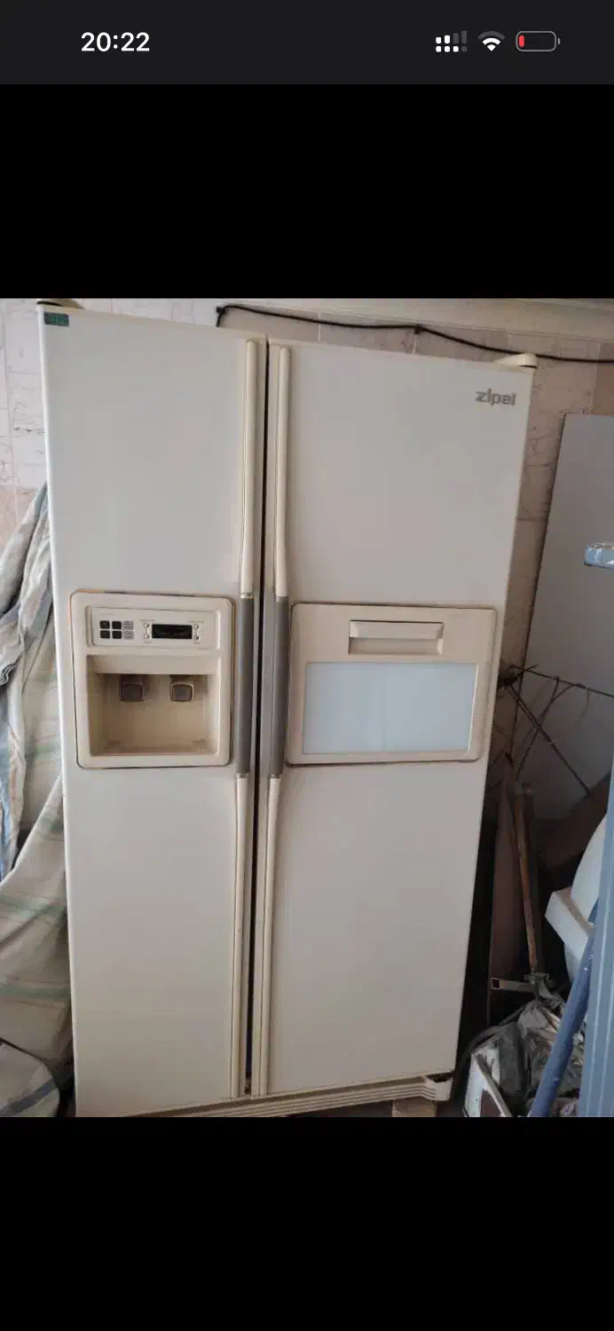 یخچال ساید بای ساید zippo امریکایی|یخچال و فریزر|اصفهان, باغ کاران|دیوار