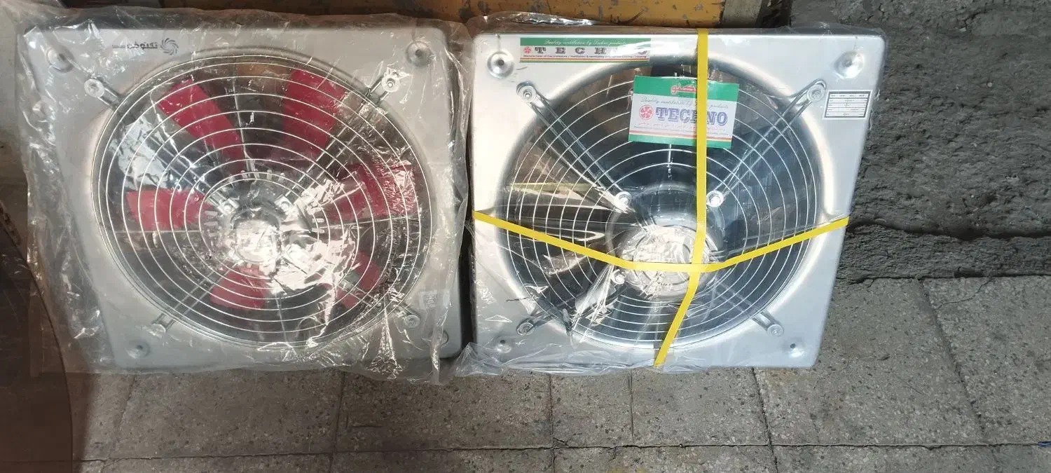 فن هواکش با قاب 50در50تکفاز ۱۴۰۰دور|پنکه و تصفیه‌کنندهٔ هوا|خاوران, |دیوار