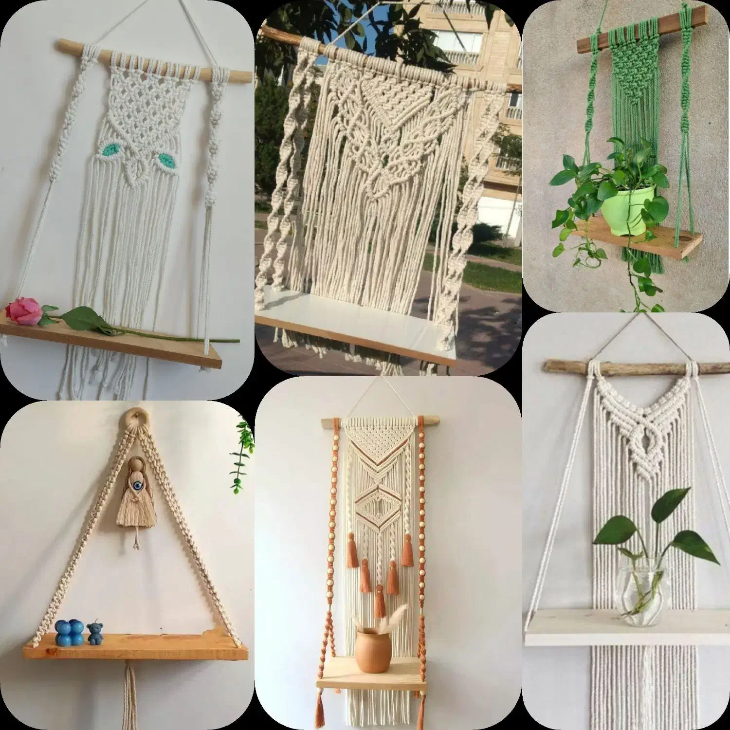 مکرومه بافی|صنایع دستی و سایر لوازم تزئینی|اردبیل, |دیوار