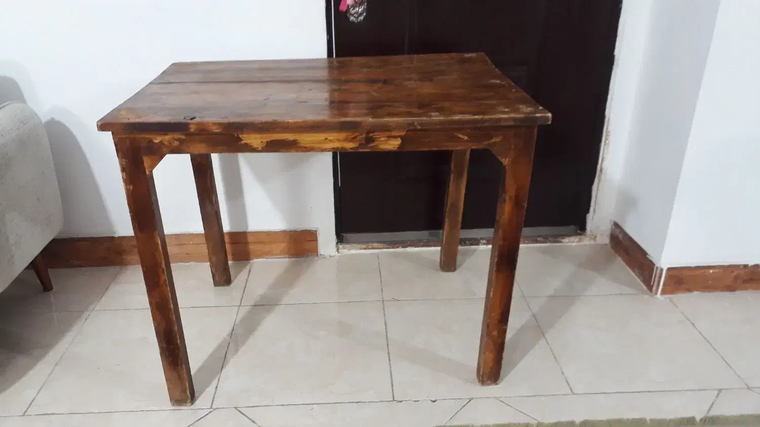 میز چوبی|میز و صندلی غذاخوری|بجنورد, |دیوار