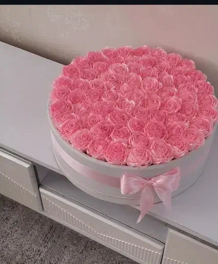 باکس ودسته گل روبانی .دسته گل عروس پیت پاکن..تولد‌|گل مصنوعی|تبریز, |دیوار