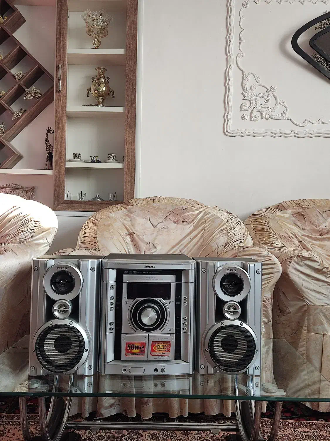 رادیو ضبط دو کاسته،دو باند دار ودی وی دی خور|سیستم صوتی خانگی|خوی, |دیوار