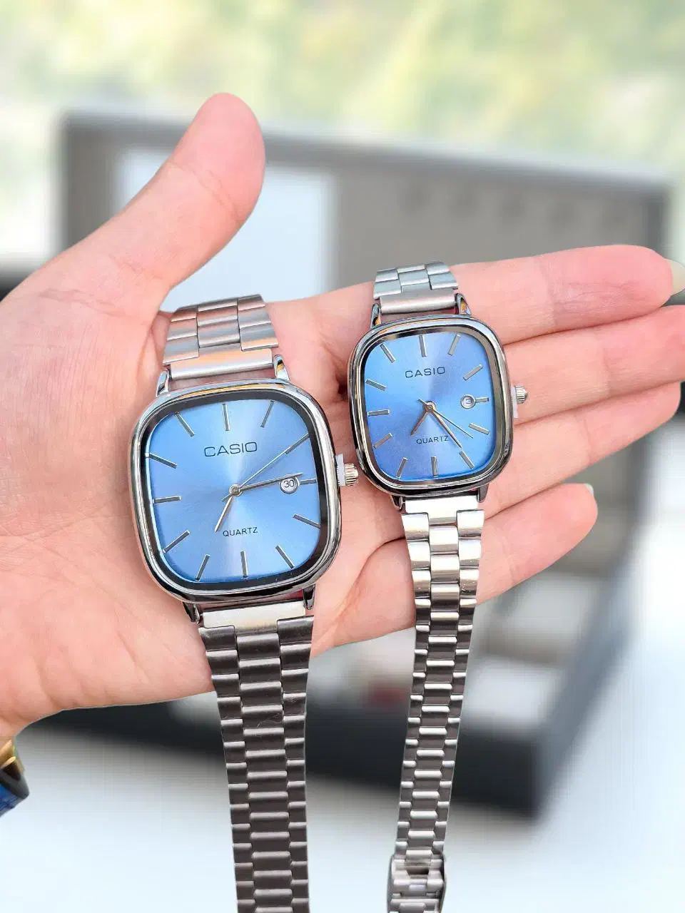 حراج ست نامزدی ساعت کاسیو مربعی اولدمانی CASIO|ساعت|تبریز, |دیوار