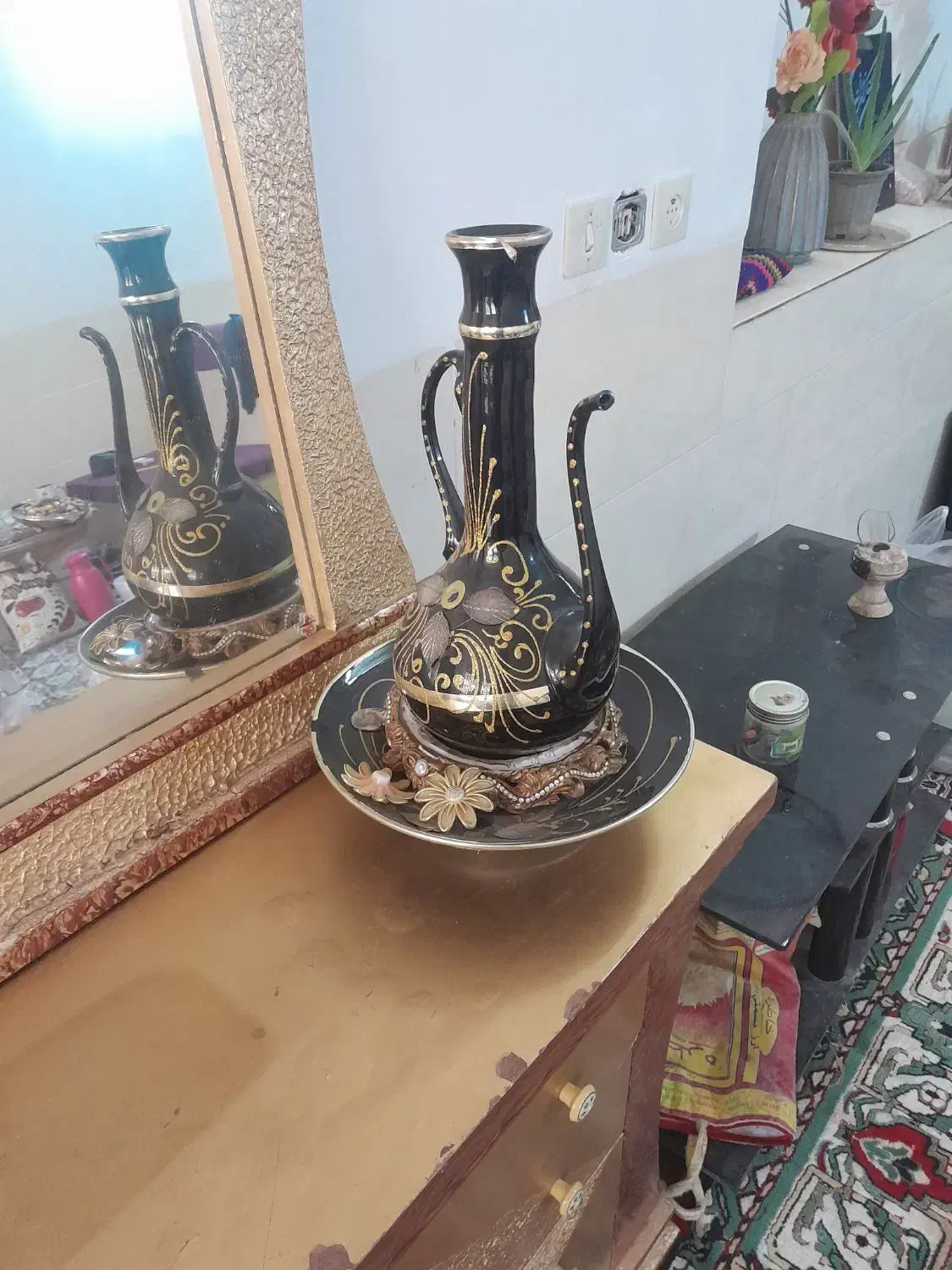 آفتابه لگن شیشه ای و زیر تلویزیونی|عمده‌فروشی|اردکان, |دیوار