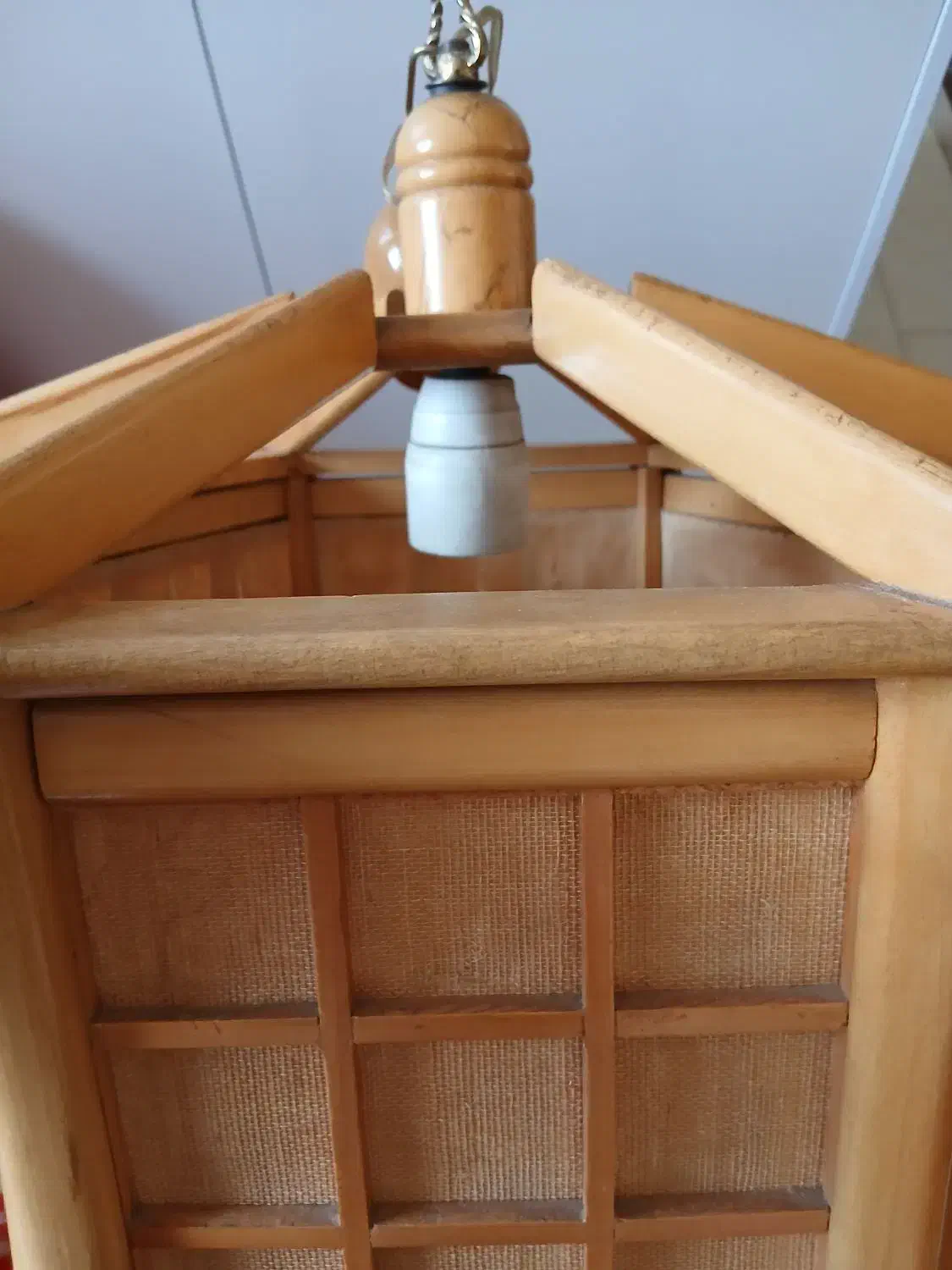 چراغ آویز چوبی|لوستر و چراغ آویز|تبریز, |دیوار