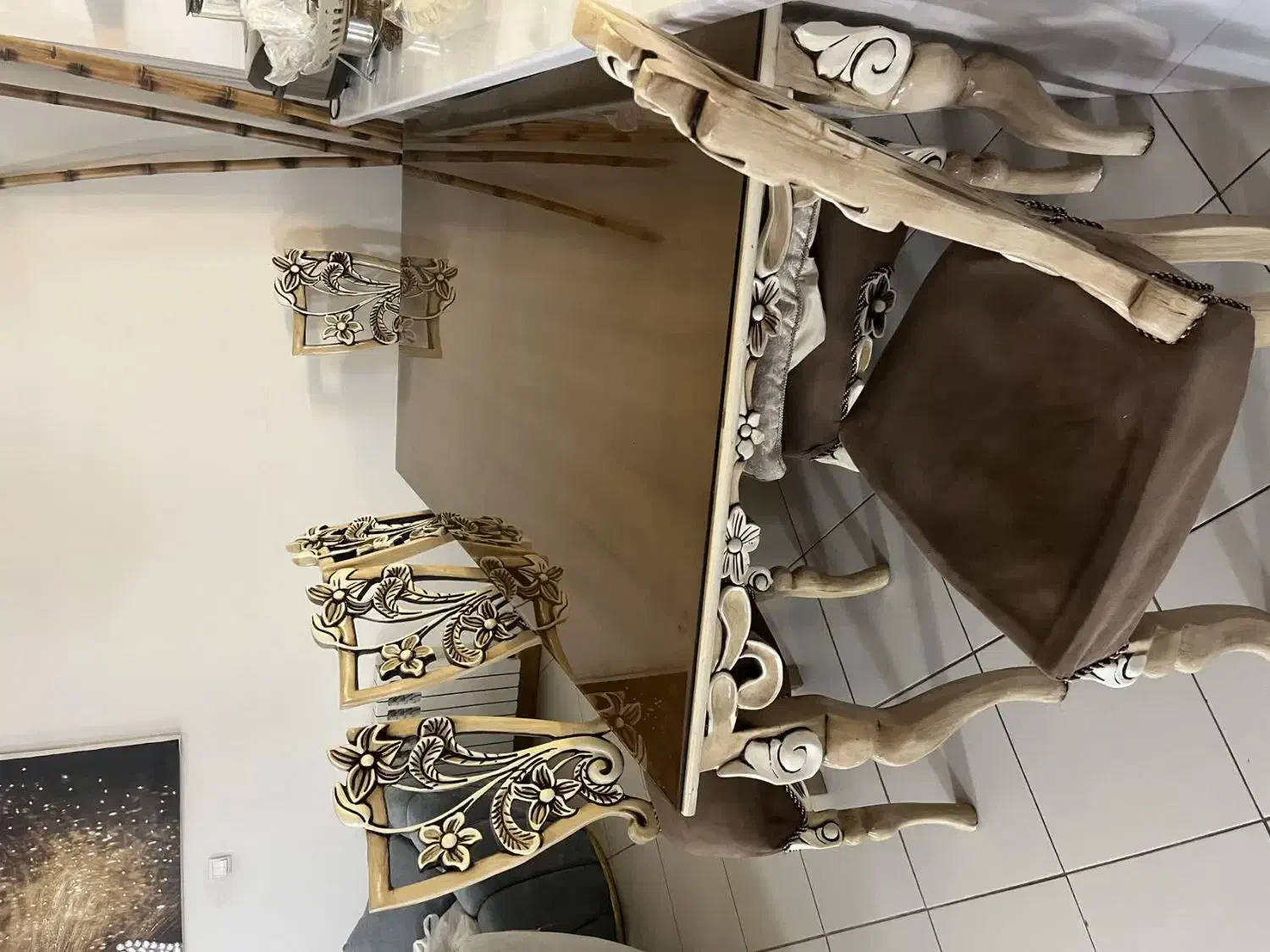 مبل نیلوفر تمام چوب|مبلمان خانگی و میز عسلی|الوند, |دیوار