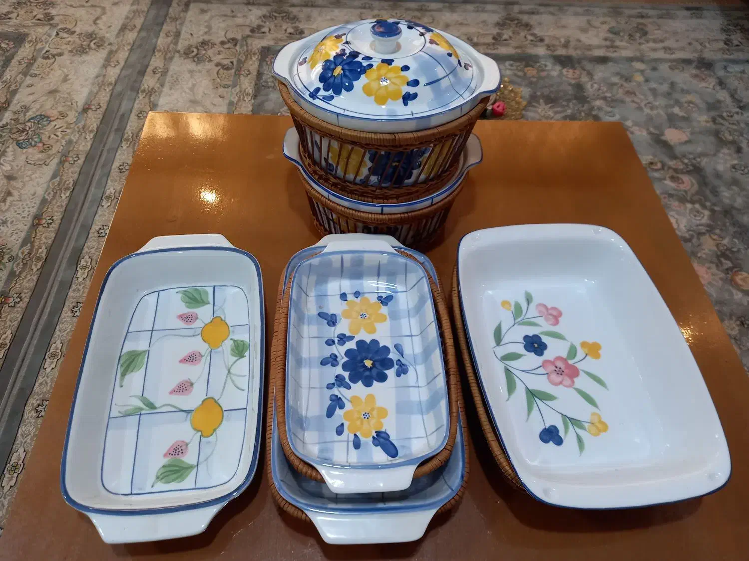 سرویس گل پنبه|ظروف سرو و پذیرایی|فردیس, شهرک ارم|دیوار