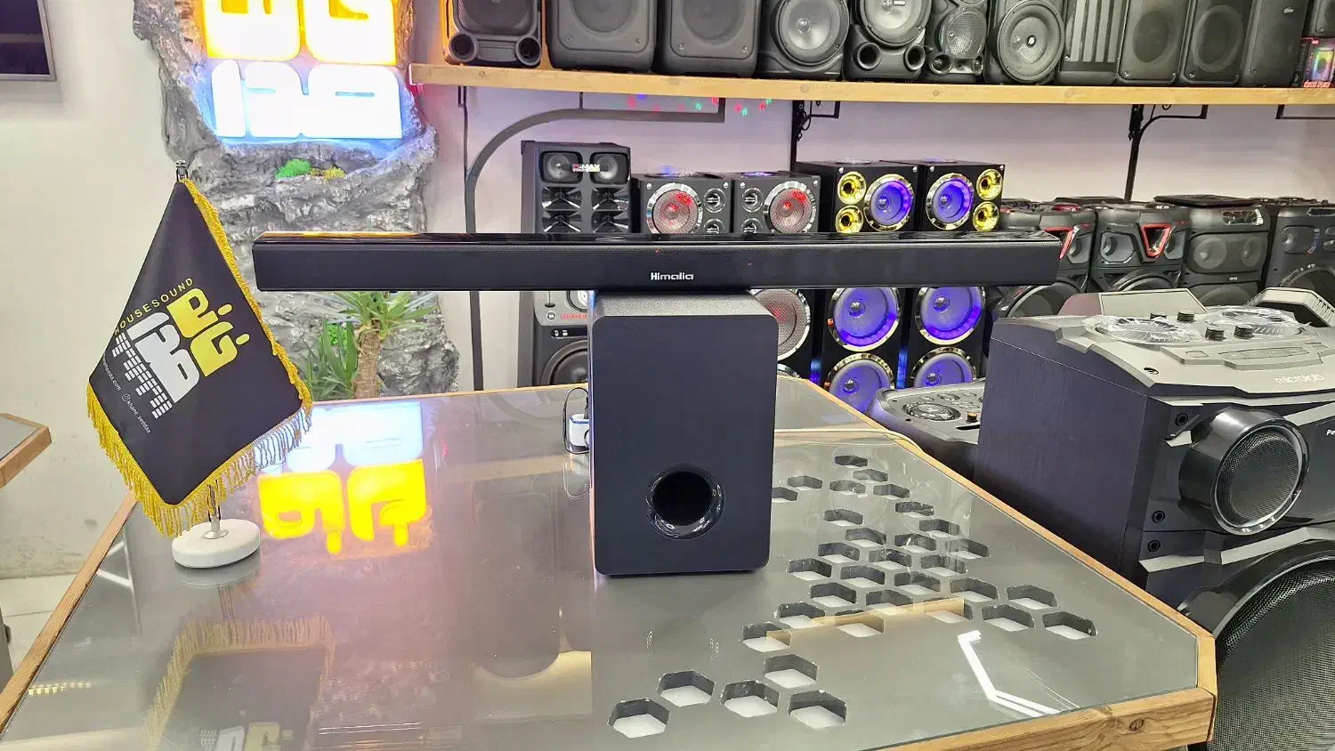 ساندبار بیسیم اسپیکر باندسیستم صوتی حرفه ای 120وات|سیستم صوتی خانگی|مشهد, سراب|دیوار