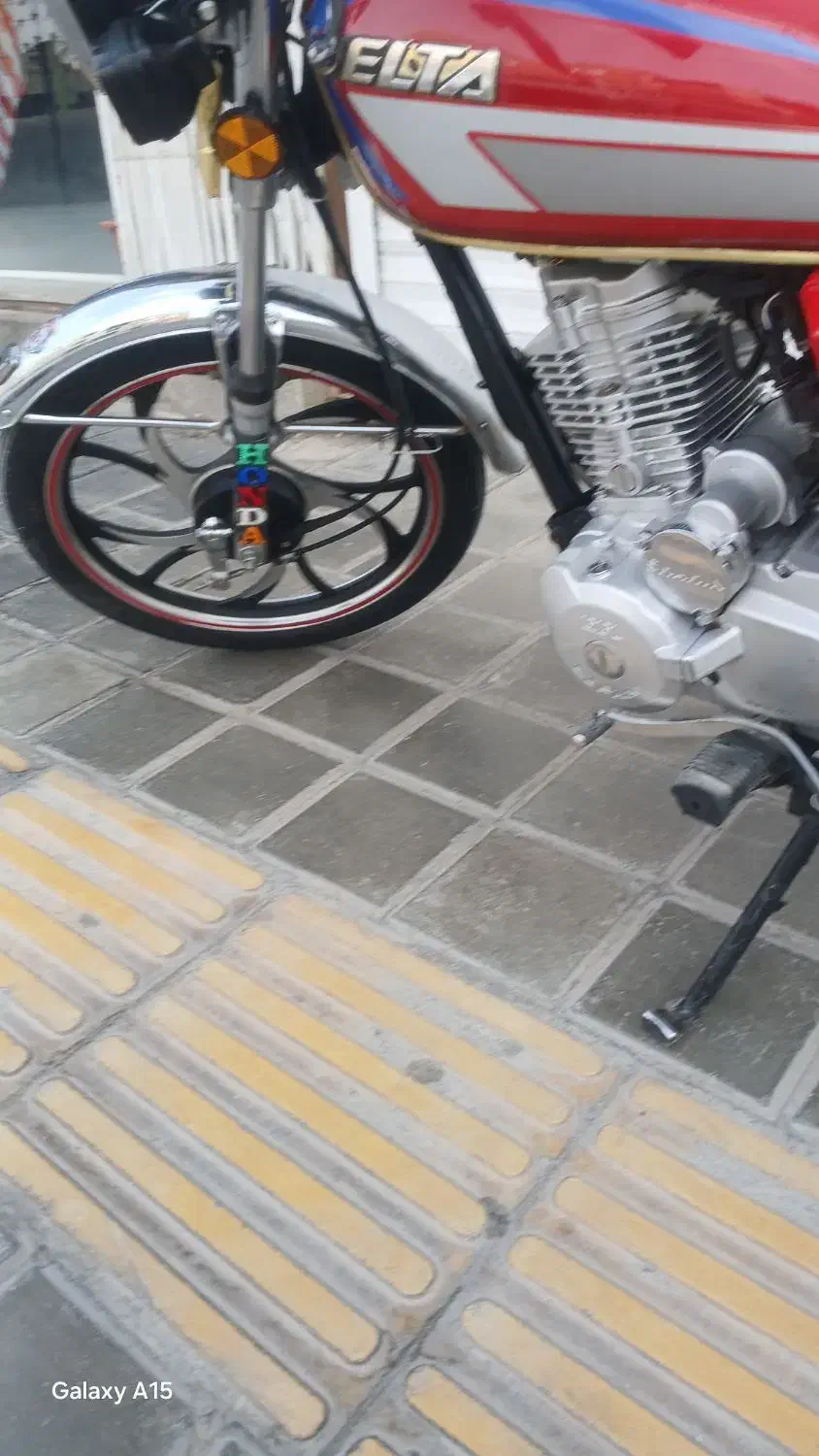 موتور ۱۲۵ دلتا قرمز استارتی مدل ۱۴۰۰|موتورسیکلت|فولادشهر, B4|دیوار