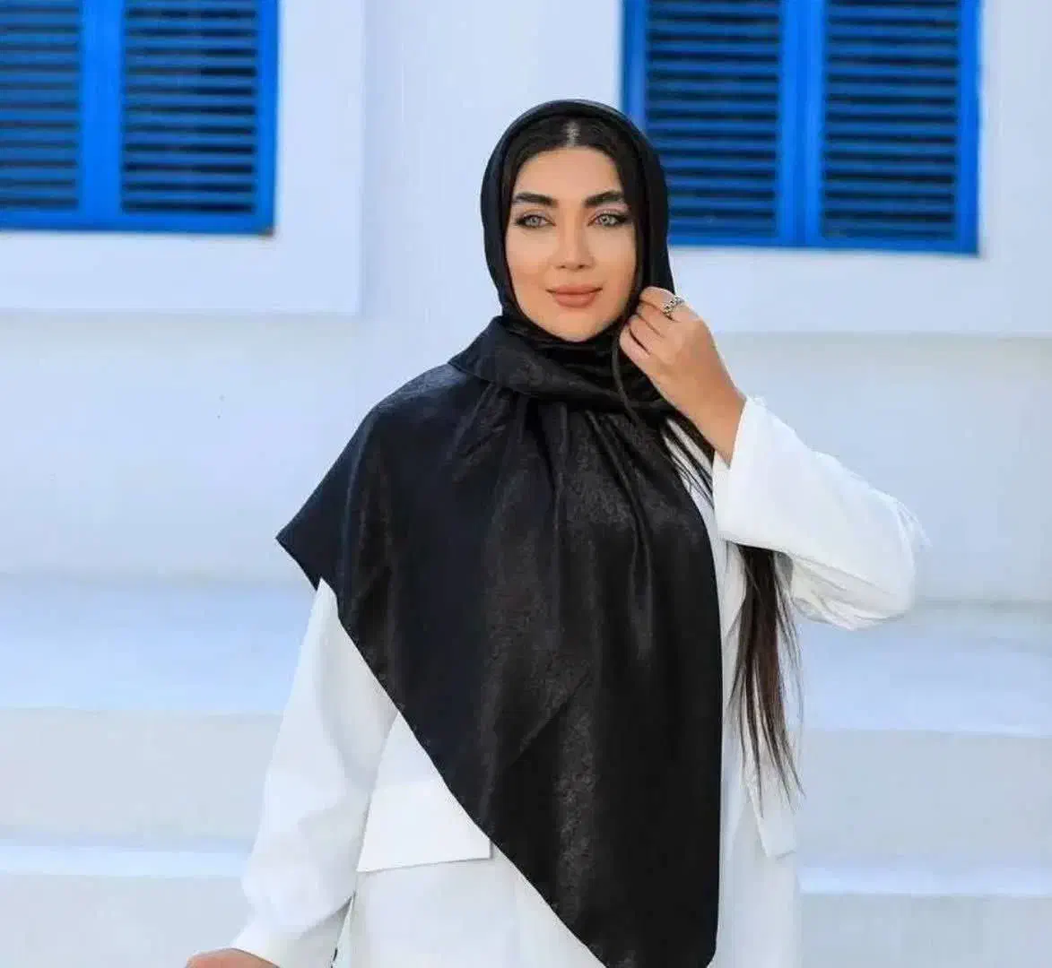 روسری مجلسی کوپرا ساده|لباس|بندر ترکمن, |دیوار