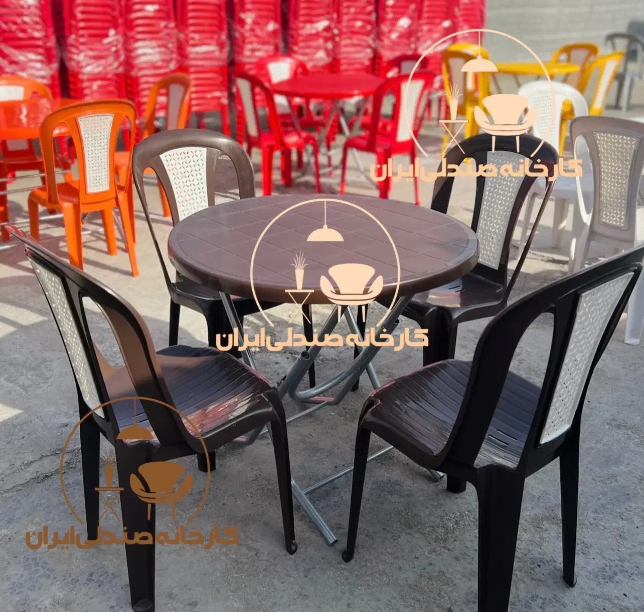 صندلی پلاستیکی  باغی کافه طرح کویر|میز و صندلی غذاخوری|تهران, میدان ولیعصر|دیوار