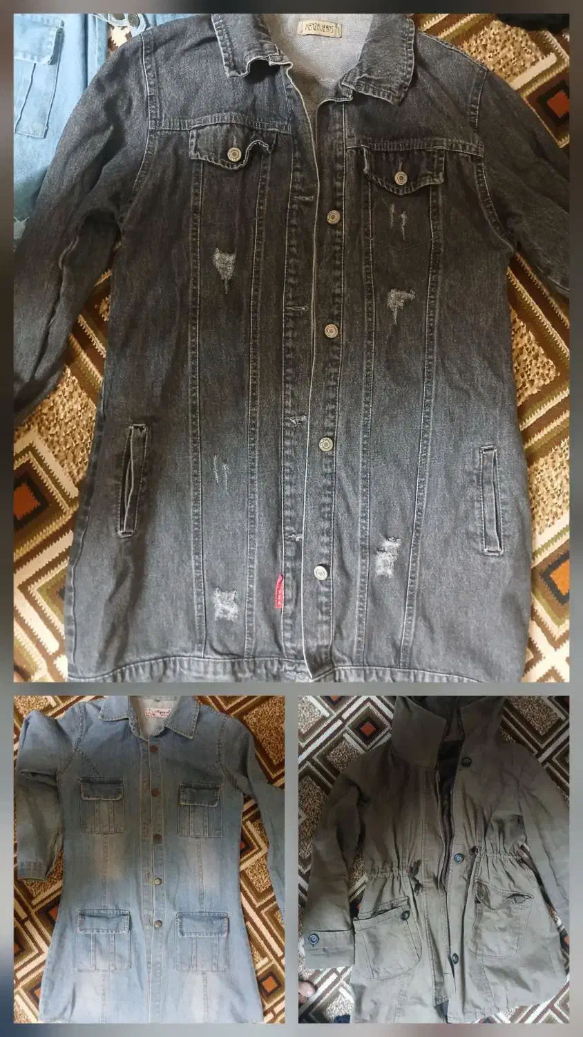 شلوار ومانتو لی جین پاییزه|لباس|کرمانشاه, |دیوار