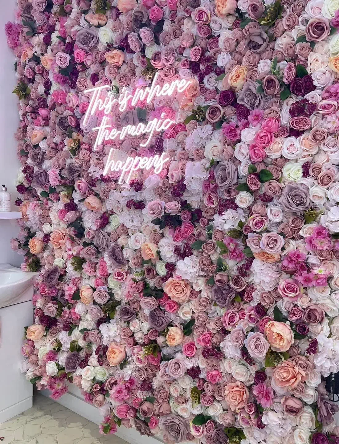 دیوارگل مصنوعی|گل مصنوعی|ساری, |دیوار