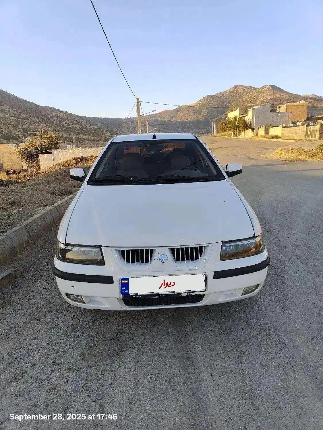 سمند سفید ef7 مدل نود|خودرو سواری و وانت|بانه, |دیوار