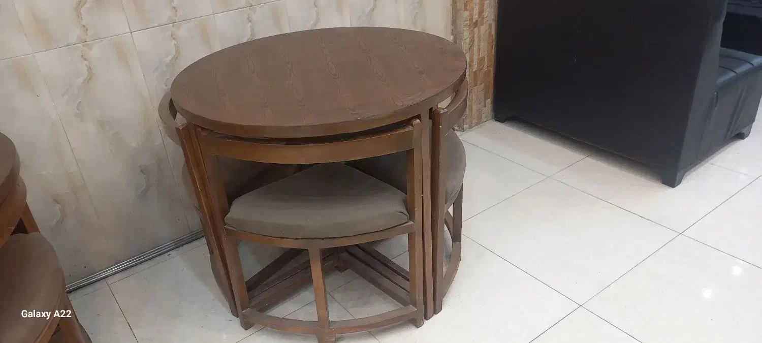 میز کم جا ۴نفره|میز و صندلی غذاخوری|ورامین, ورامین|دیوار