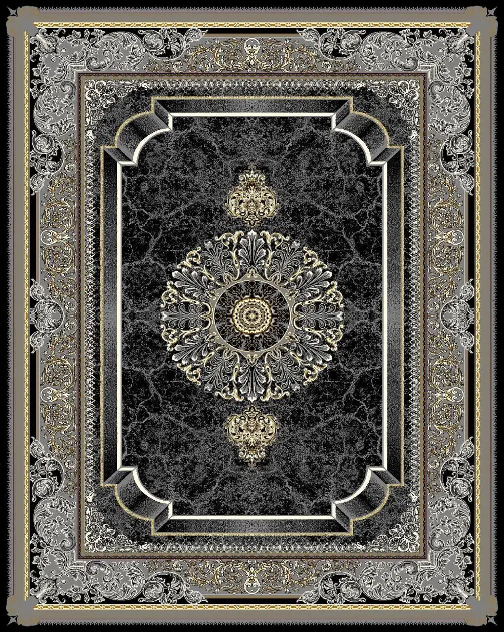 یک تخته فرش 700شانه تراکم 2550نگین مشهد|فرش|بروجرد, |دیوار