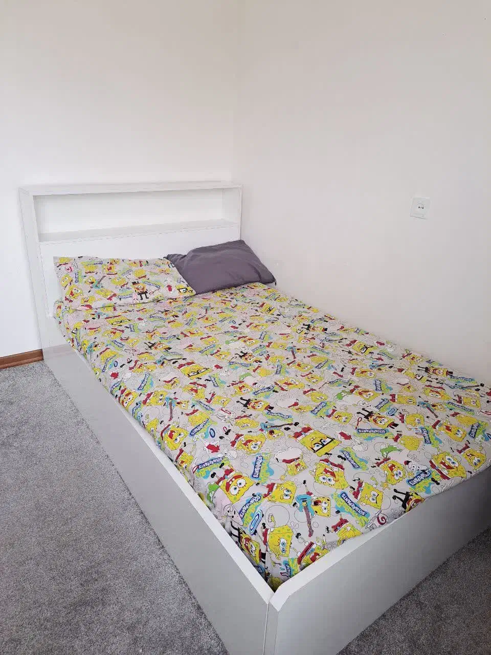 تخت خواب +تشک( نوجوان)|تخت و سرویس خواب|زبرخان, |دیوار