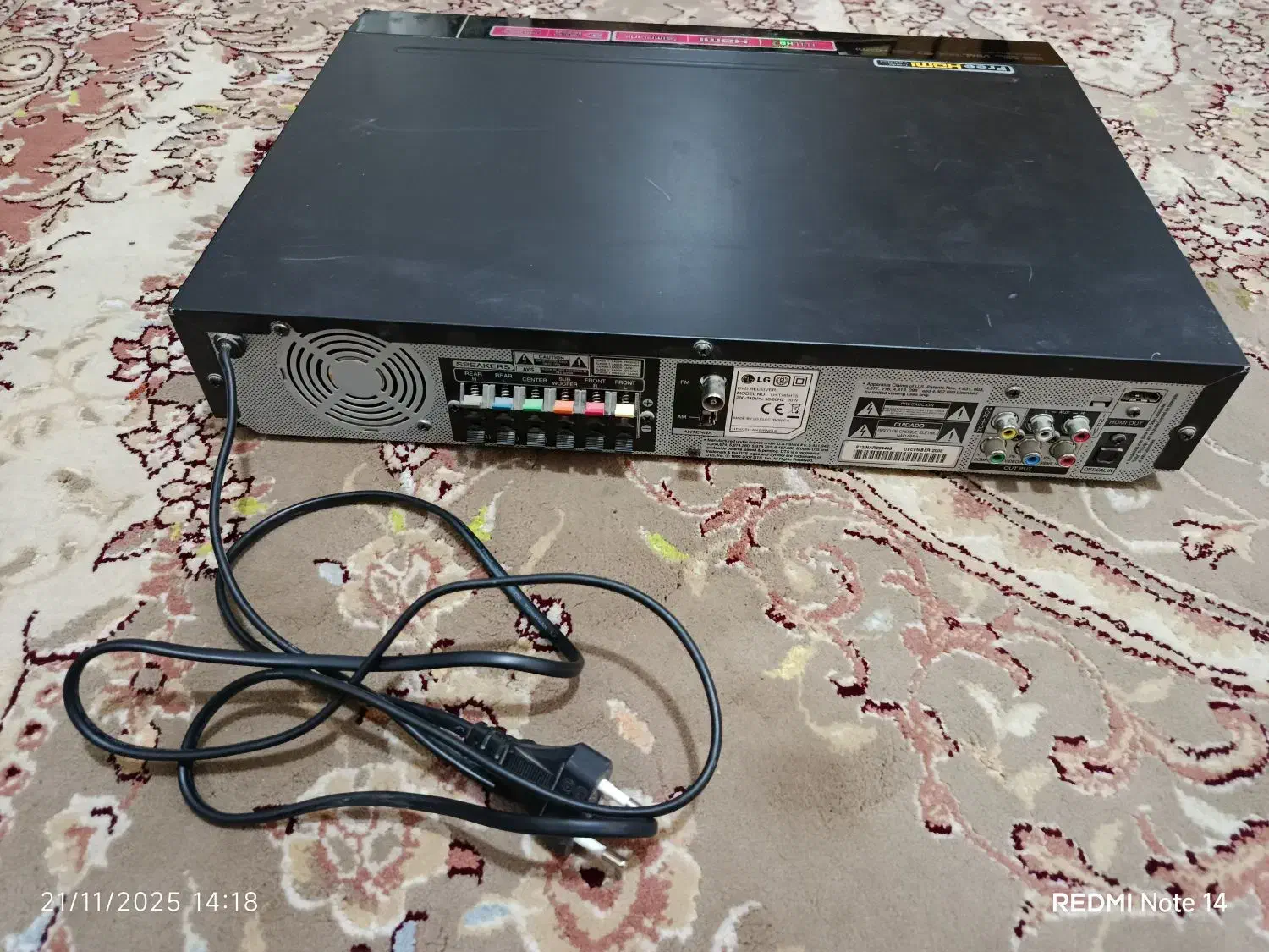 دستگاه دی وی دی ال جی|پخشکننده DVD و ویدیو|خمینیشهر, |دیوار