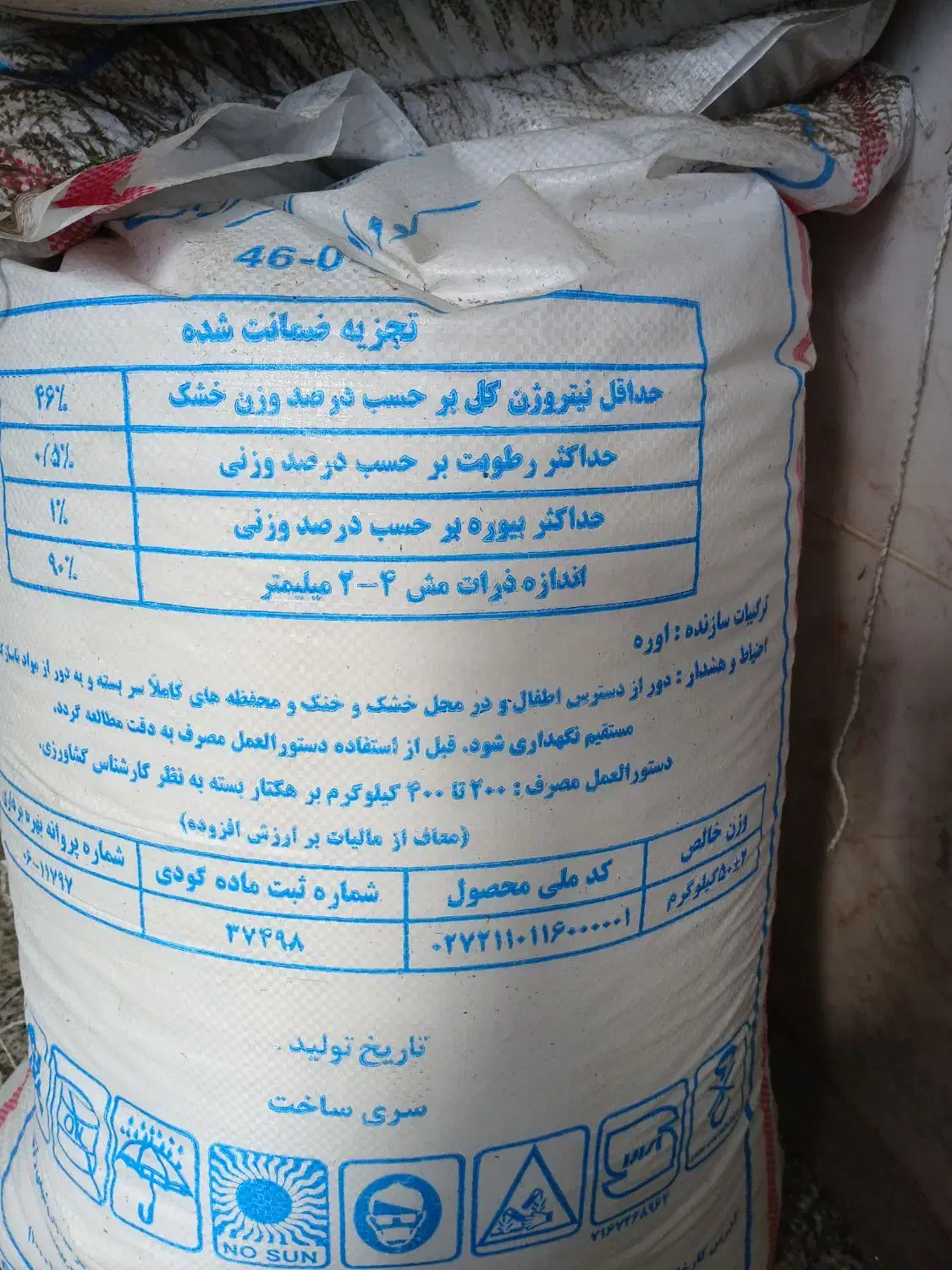 کود اوره سفید فروشی|لوازم جانبی حیوانات|بیجار, |دیوار