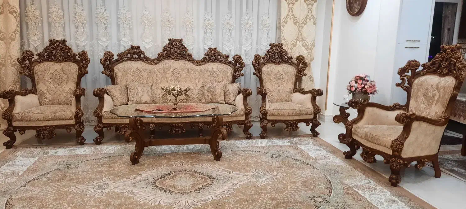 مبل سلطنتی|مبلمان خانگی و میز عسلی|اردبیل, |دیوار