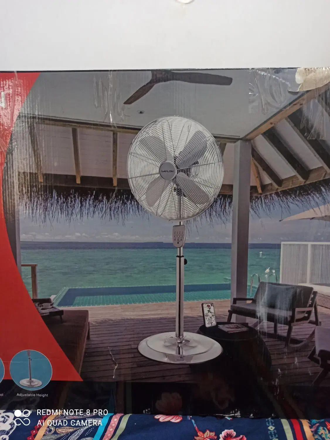 پنکه استیل ایستاده saflon مدل sfs-2018 کنترل دار|پنکه و تصفیهکنندهٔ هوا|ورامین, ورامین|دیوار