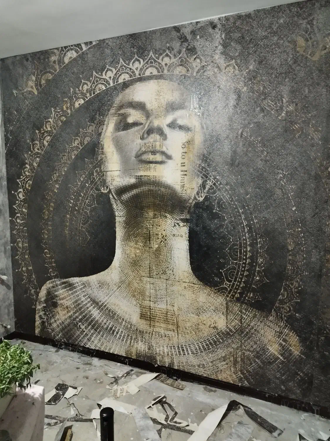 کابینت. قرنیز کاغذ دیواری نقاشی .ترمووال.ماربل شیت|خدمات پیشه و مهارت|مرودشت, ژیان|دیوار