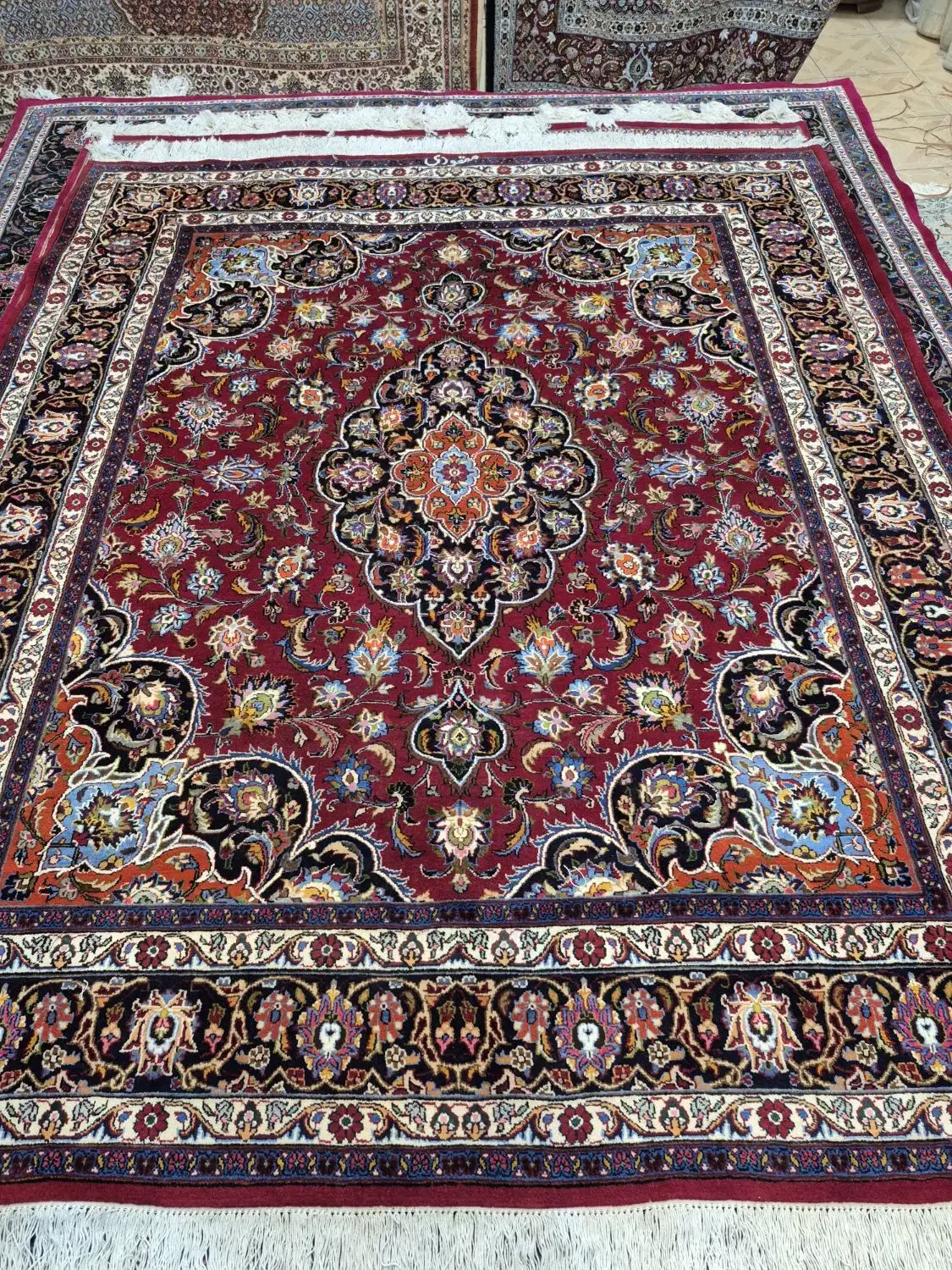 فرش دستباف ۱ جفت ۲/۵ در ۳ متری. گالری فرش ایران|فرش|مشهد, حجت|دیوار