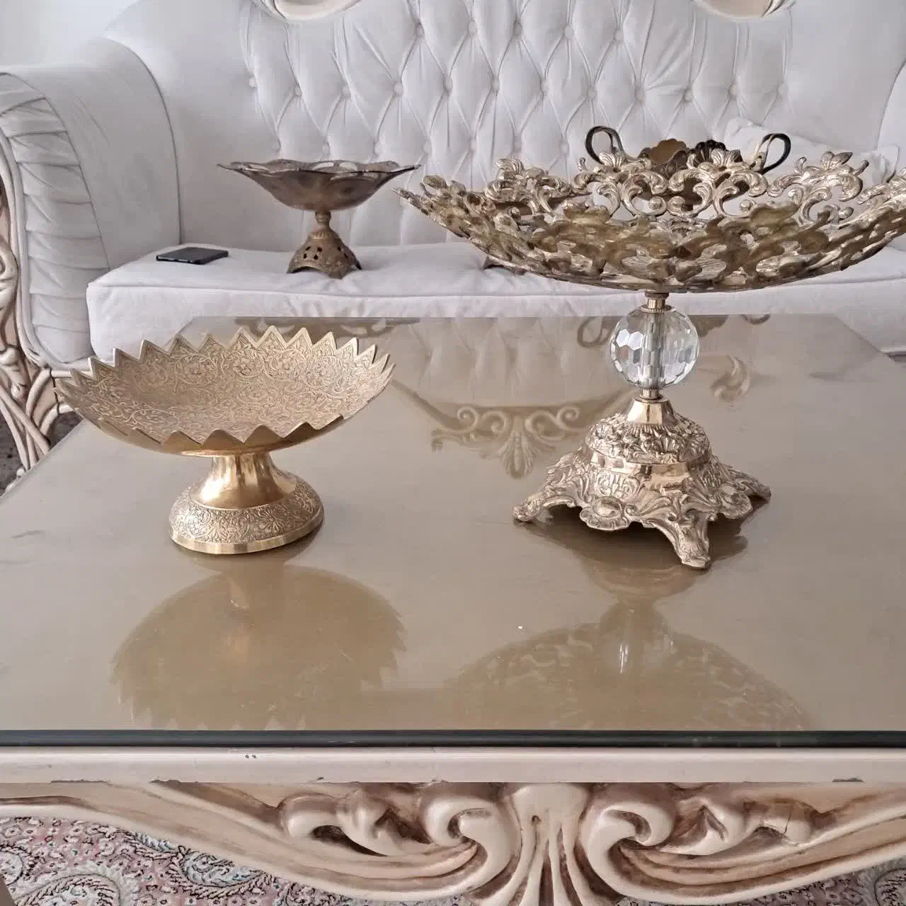 برنز پیوتر کریستال کارد و چنگال پیش دستی گلسرخ|ظروف سرو و پذیرایی|اسلام‌شهر, شهرک قائمیه|دیوار