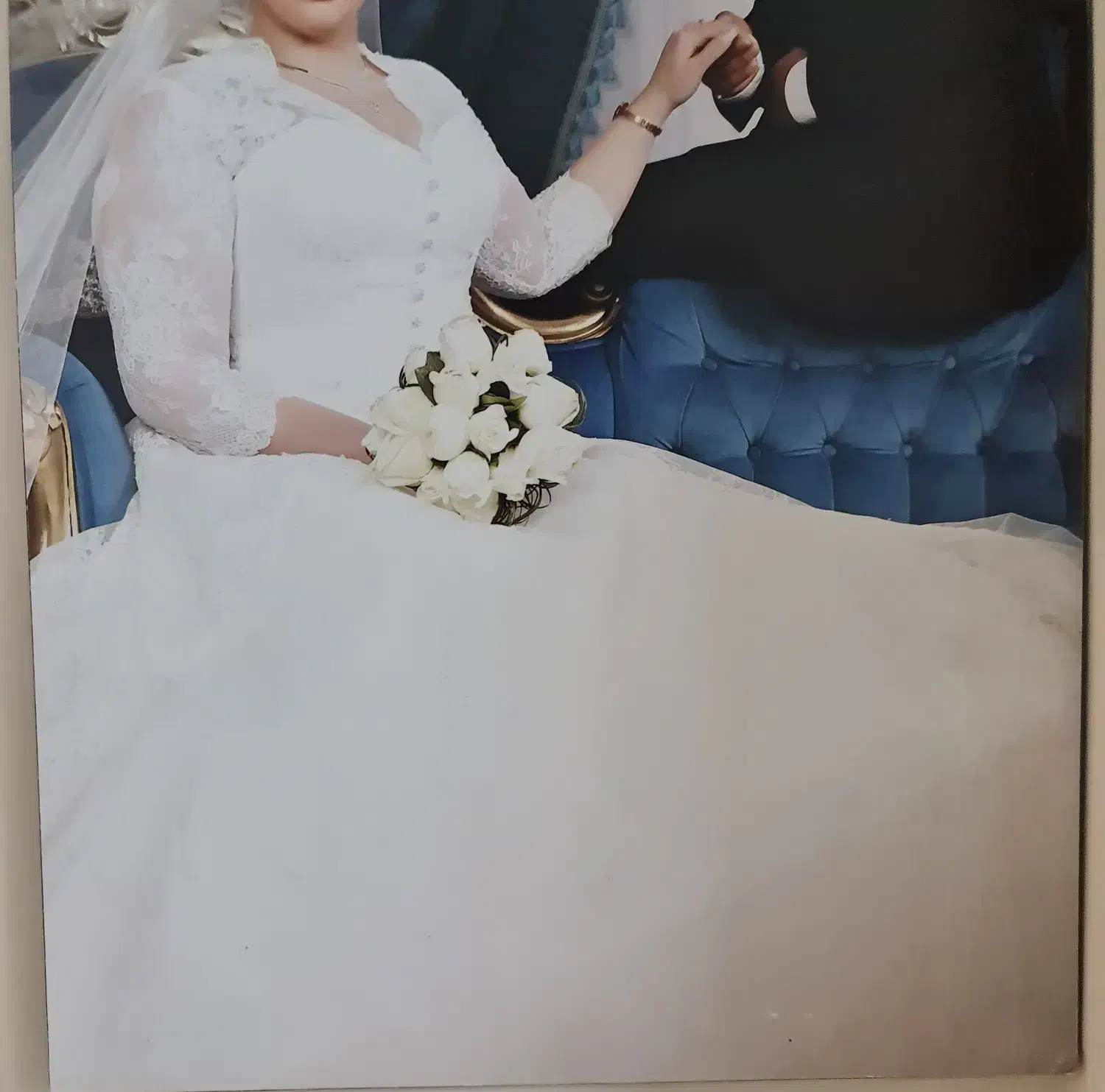 لباس عروس ژورنالی فرانسوی سایز ۴۸ تا ۵۰|لباس|تهران, فرودگاه مهرآباد|دیوار