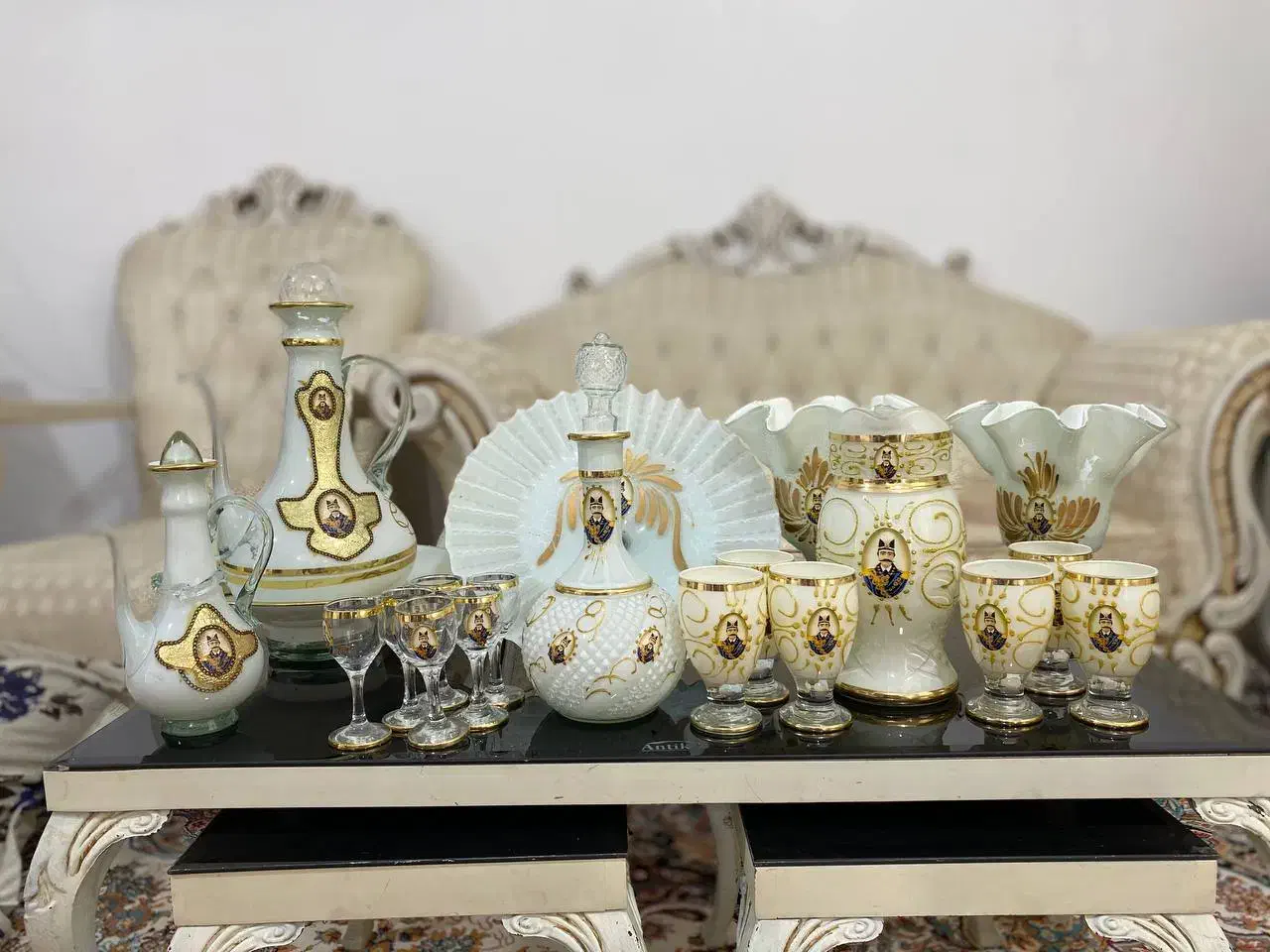 سرویس سلطنتی شاه عباسی|صنایع دستی و سایر لوازم تزئینی|نیشابور, مدرس|دیوار