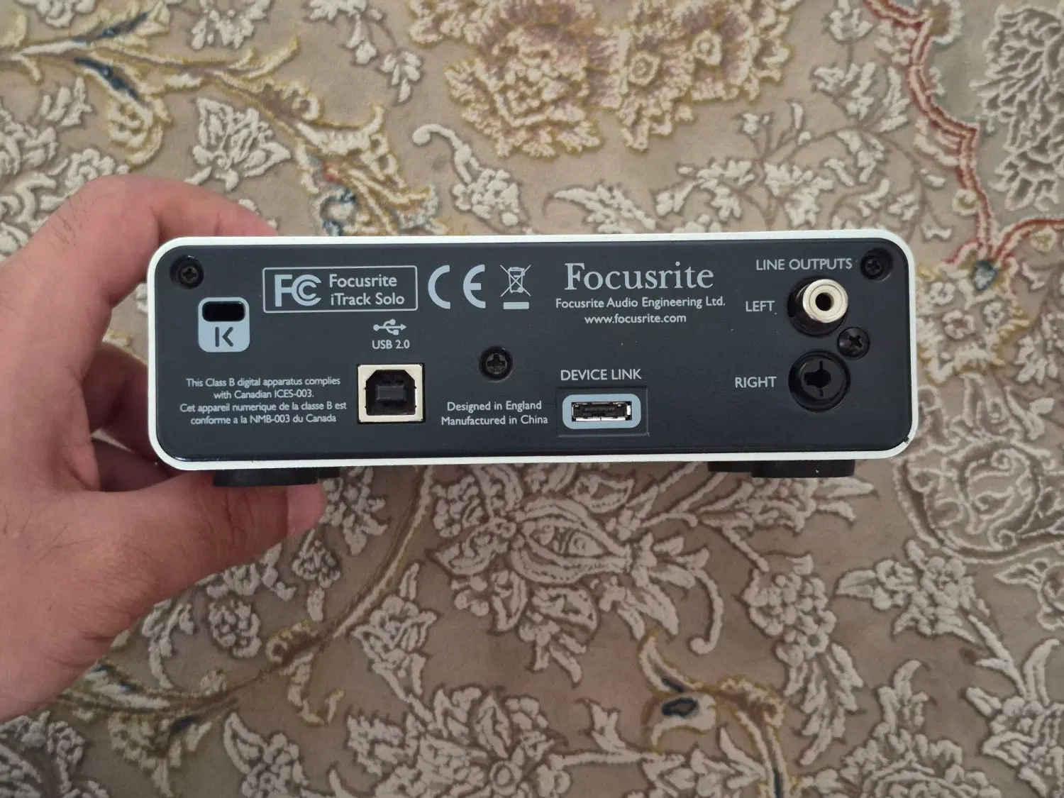 کارت صدا Focusrite itrack solo|آلات موسیقی|تهران, چیتگر شمالی|دیوار