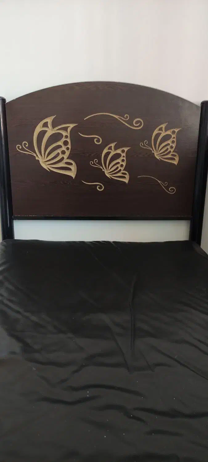 تخت یک نفره با تشک|تخت و سرویس خواب|مرودشت, دولت آباد|دیوار