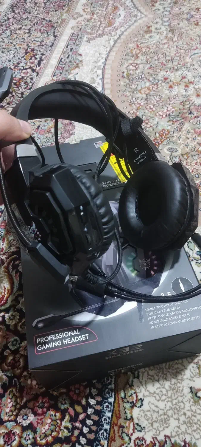 هدفون گیمینگ اونیکوما x32 در حد نو|پخش‌کننده همراه|تهران, فدک|دیوار