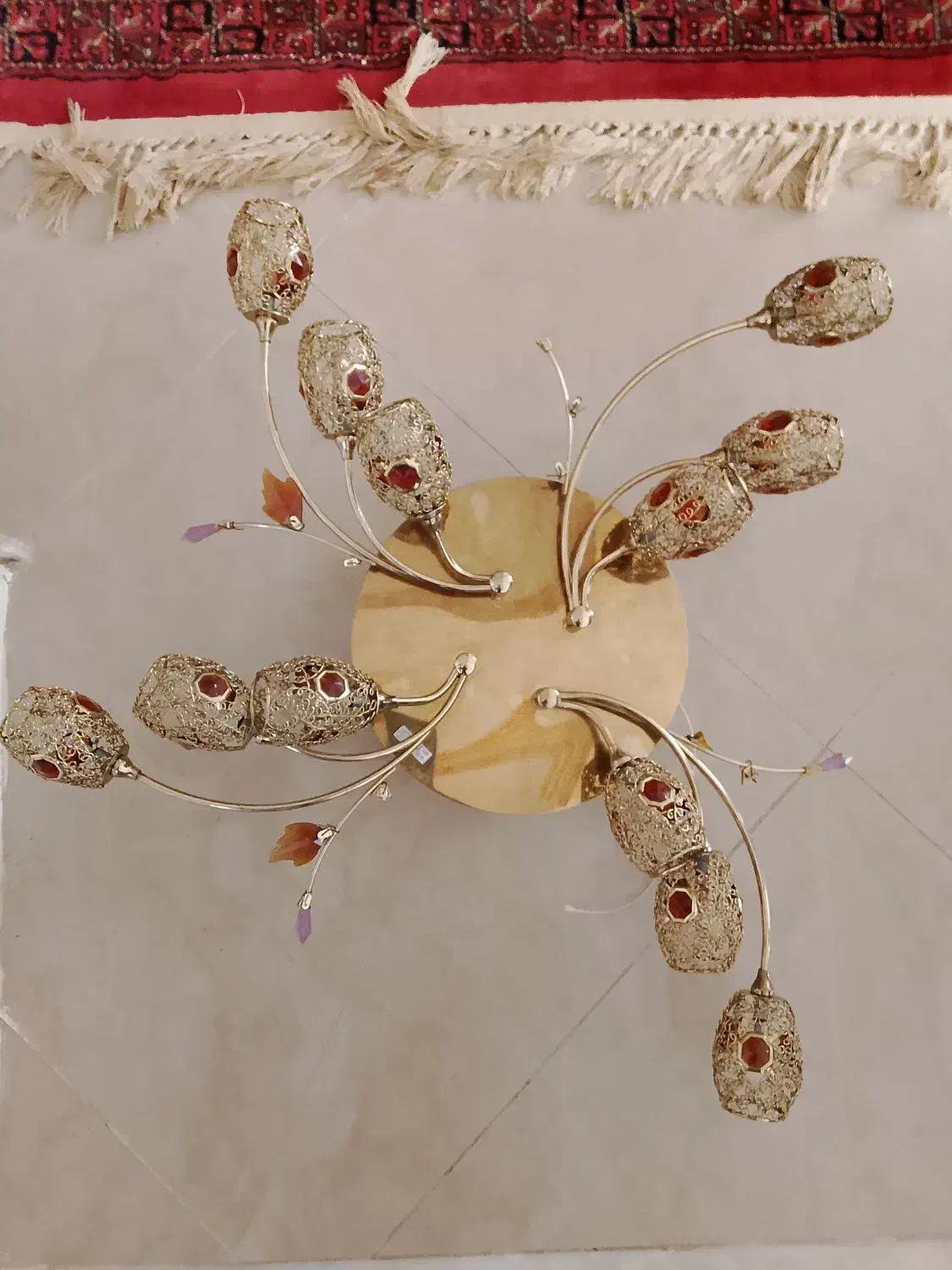 لوستر سقفی کنترل دار|لوستر و چراغ آویز|تهران, قناتکوثر|دیوار