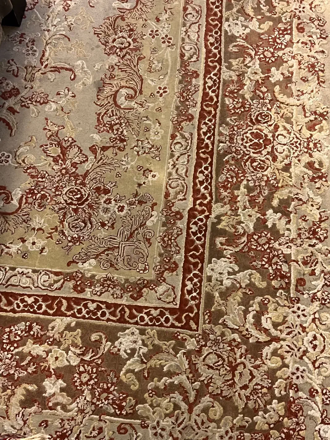 فرش ۱۲ و ۶ متری گل برجسته کرم ماشینی|فرش|تهران, توحید|دیوار