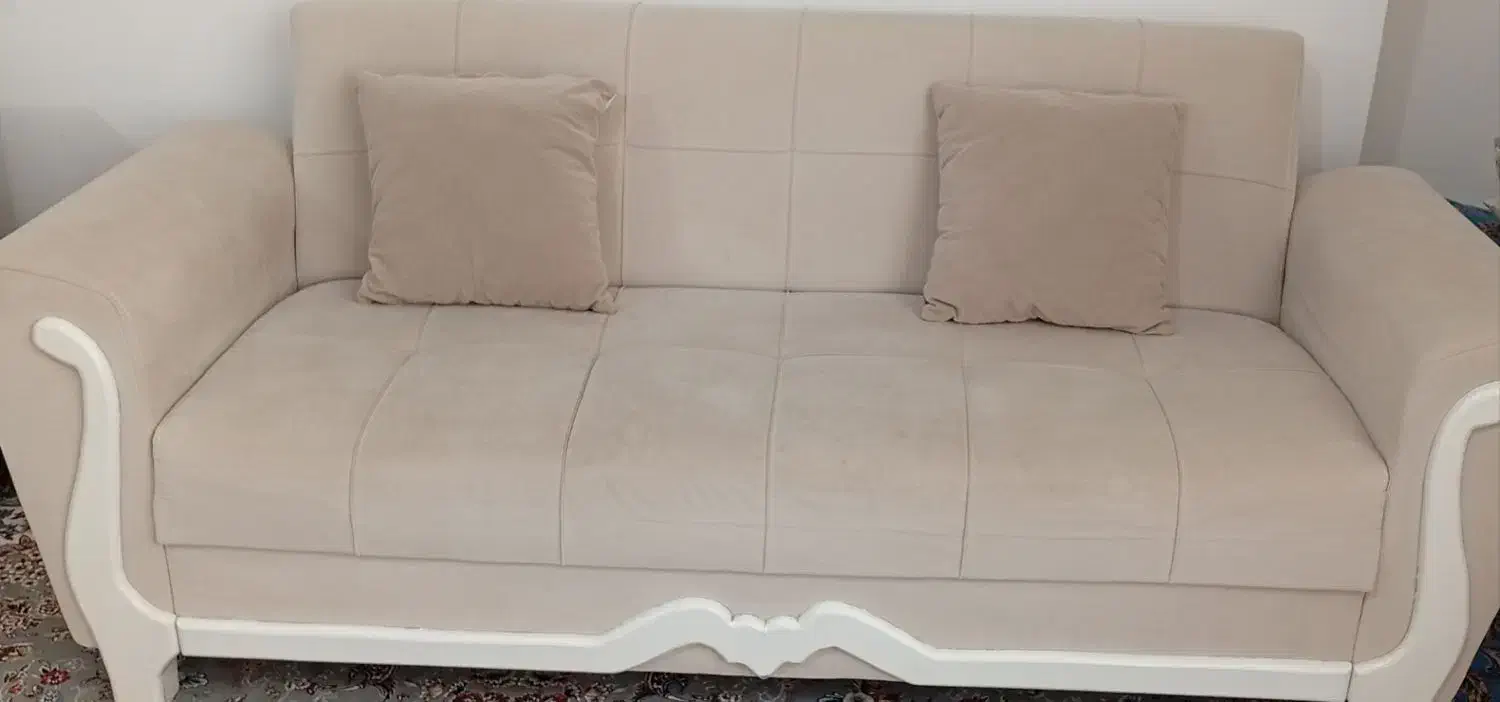 مبل راحتی هشت نفره سالم و بدون عیب|مبلمان خانگی و میز عسلی|مهاباد (آذربایجان غربی), |دیوار