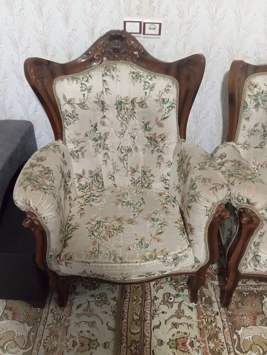 مبل سلطنتی|مبلمان خانگی و میز عسلی|زنجان, |دیوار