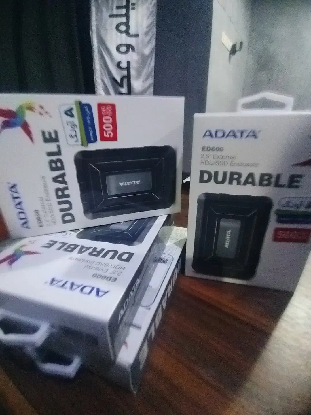 هارد ایکسترنال ای دیتا  -مانیتور hdmi|قطعات و لوازم جانبی رایانه|دزفول, |دیوار
