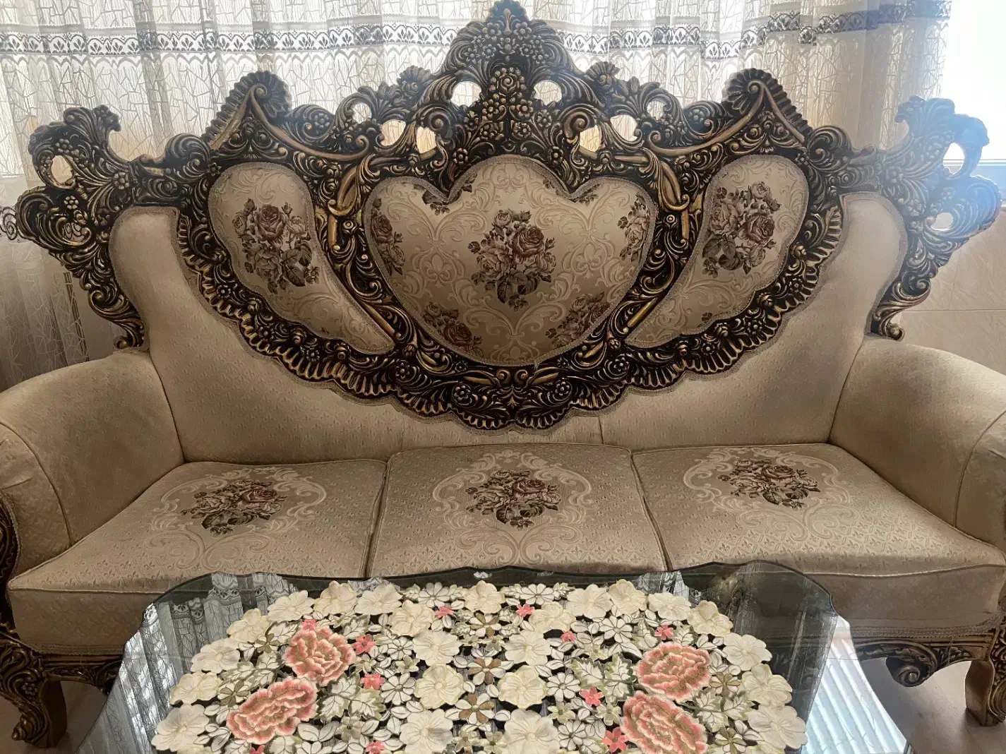 مبل سلطنتی|مبلمان خانگی و میز عسلی|زنجان, |دیوار