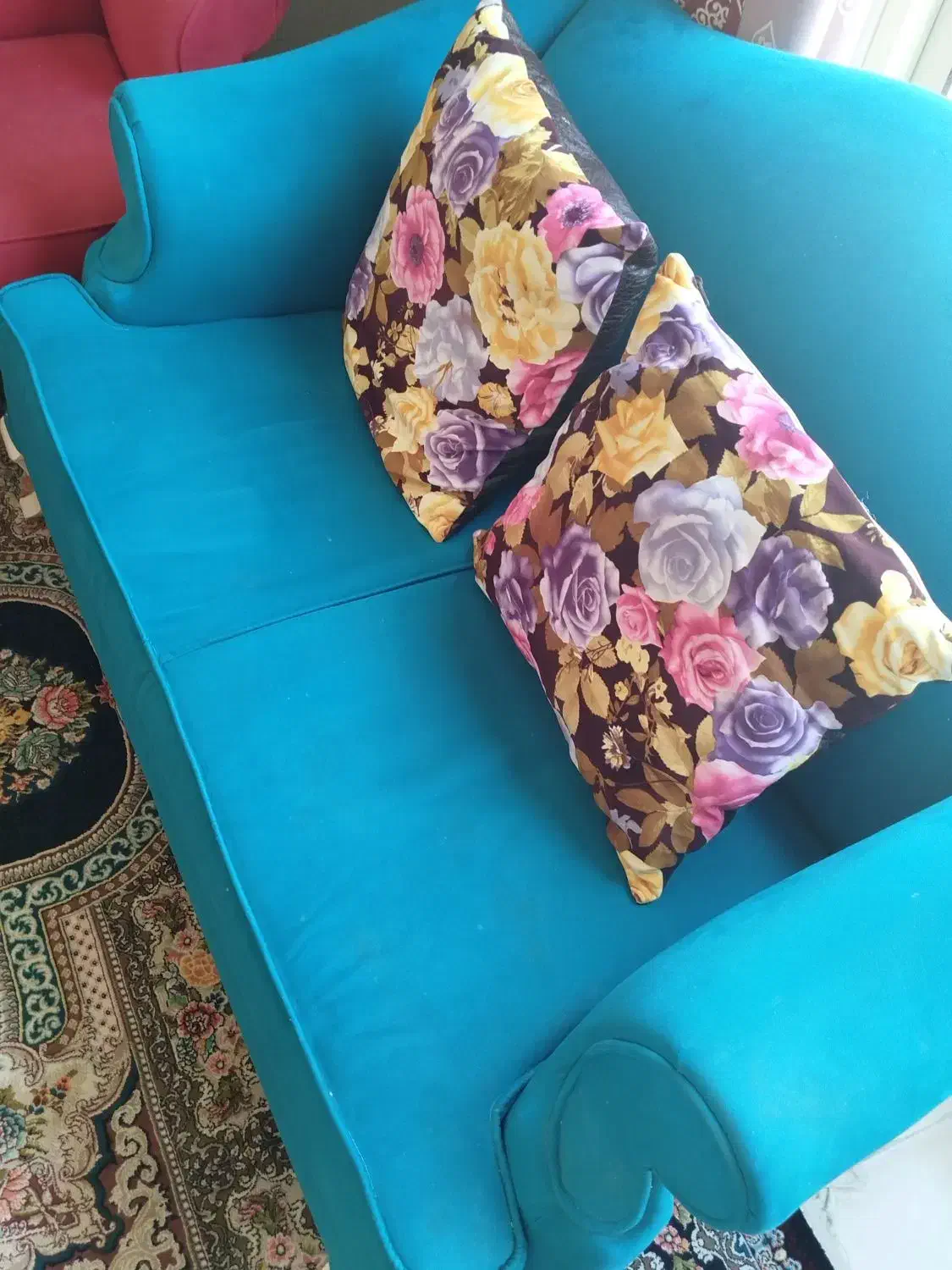 مبل دو تیکه|مبلمان خانگی و میز عسلی|کیش, |دیوار