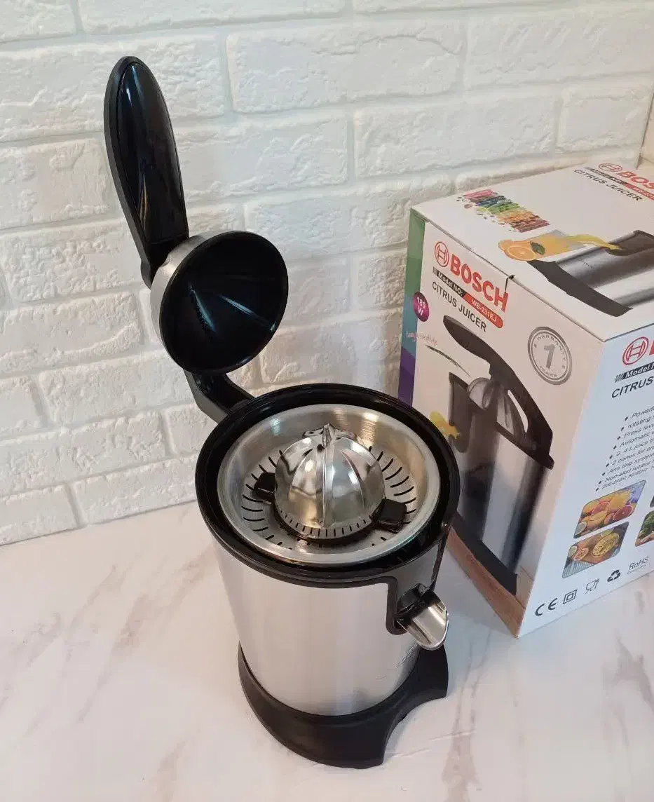 آب مرکبات گیری یا آب پرتقال گیری بوش تمام استیل|آبمیوهگیر و آبمرکباتگیر|یزد, |دیوار