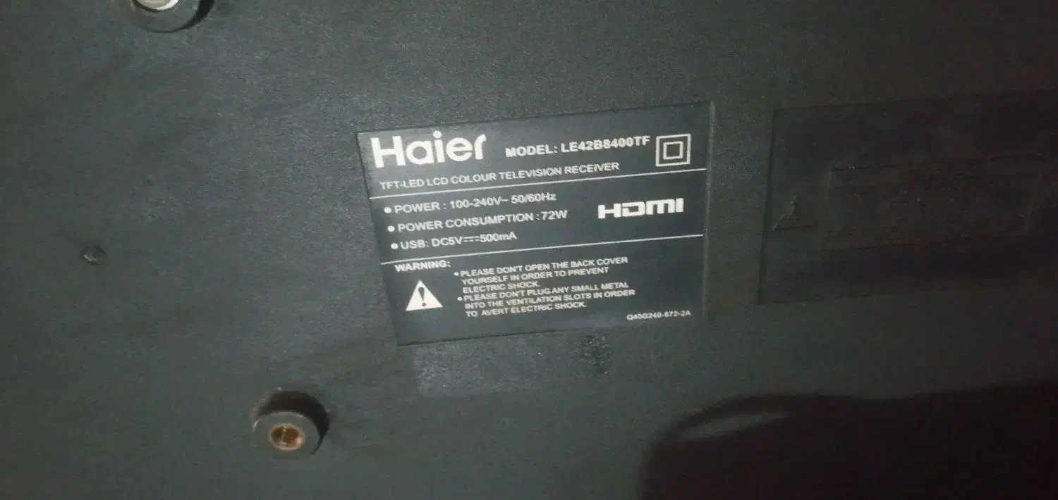 تلویزیون haier|تلویزیون و پروژکتور|مینودشت, |دیوار