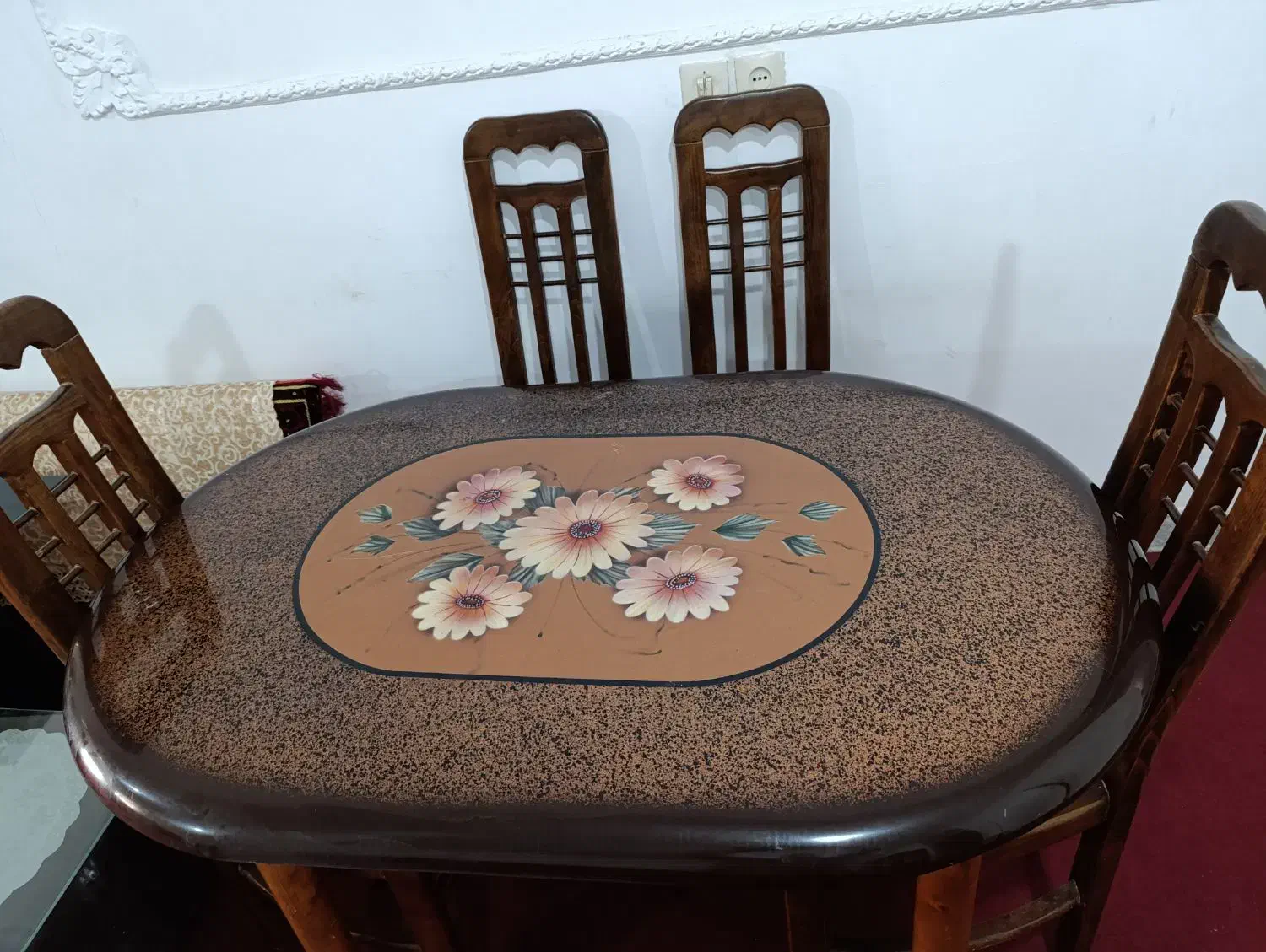 میز ناهارخوری چهار نفره|میز و صندلی غذاخوری|محمدشهر, ولدآباد|دیوار