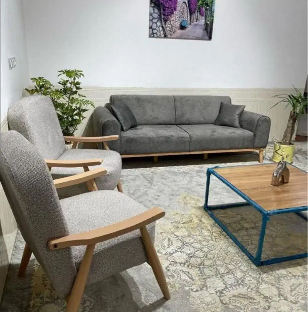 (مبلمان نوراحتی مدل مینیمال+باگارانتی وقیمت مناسب(|مبلمان خانگی و میز عسلی|تبریز, |دیوار