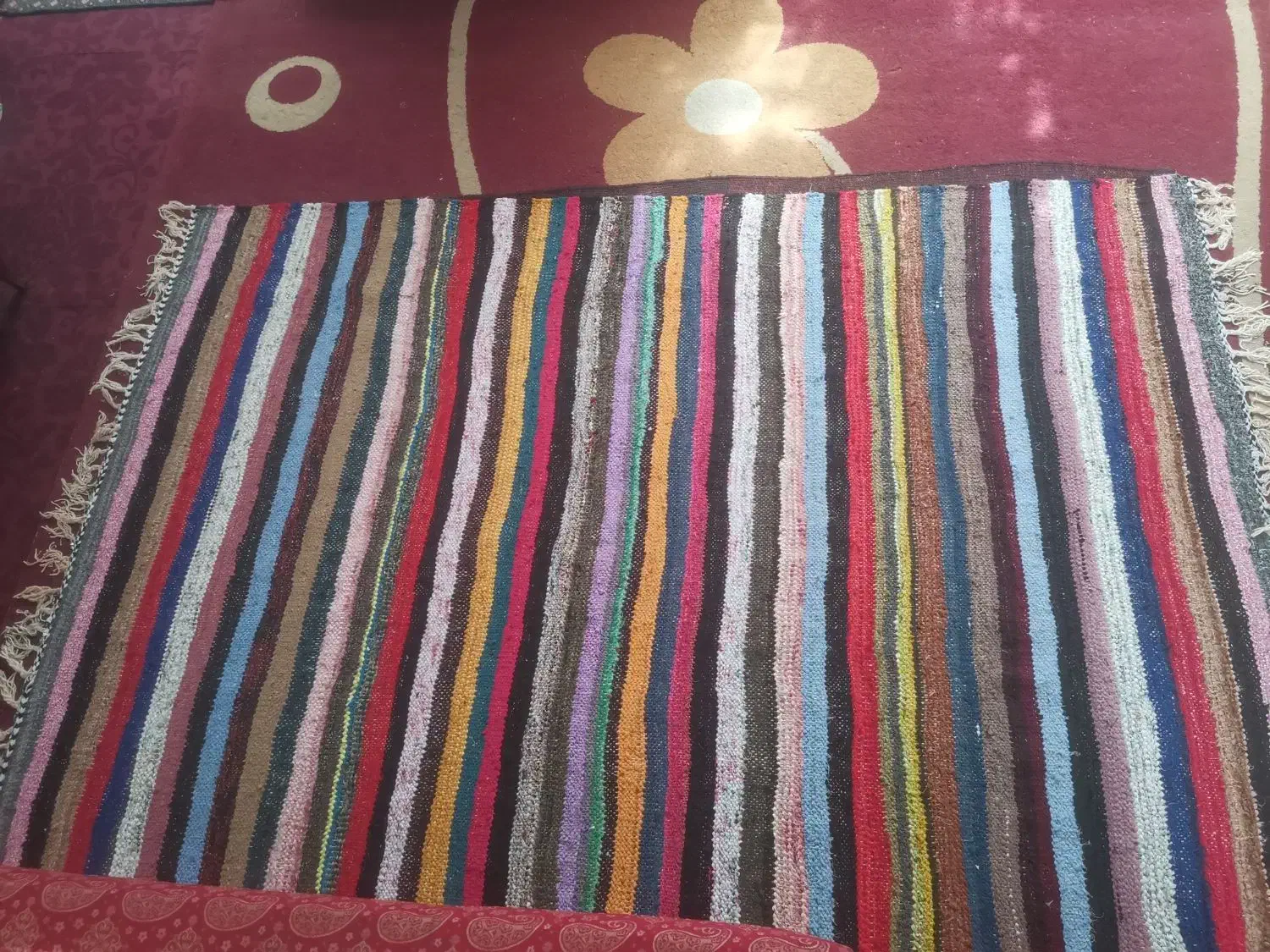 گلیم دستبافت|گلیم، جاجیم، گبه|جهرم, |دیوار